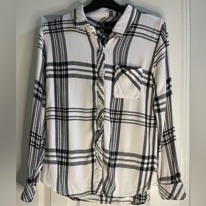 Rails black and white flannel